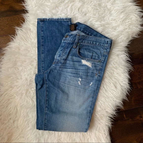 Genetic Denim Denim - Genetic denim distressed boyfriend jean Size 28 button fly